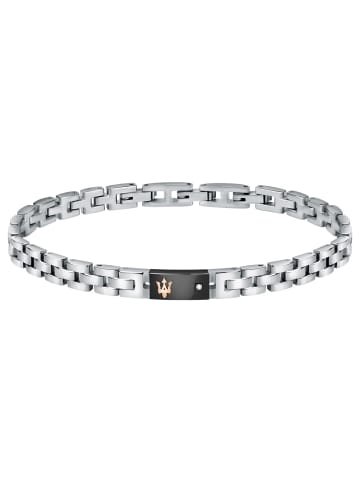 Maserati Herren-Armband Edelstahl Silber