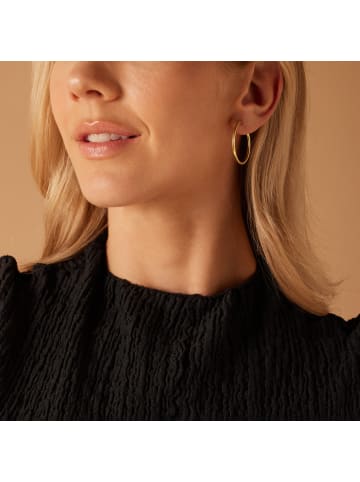 Lucardi 925 Silber Ohrringe Rund