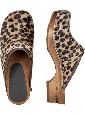 Sanita Comfortwear Clog "Wood-Caroline Open" in Multicolor