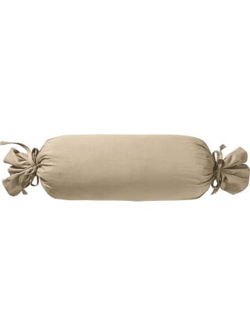 Erwin Müller Single-Jersey Nackenrollenbezug Murnau in taupe