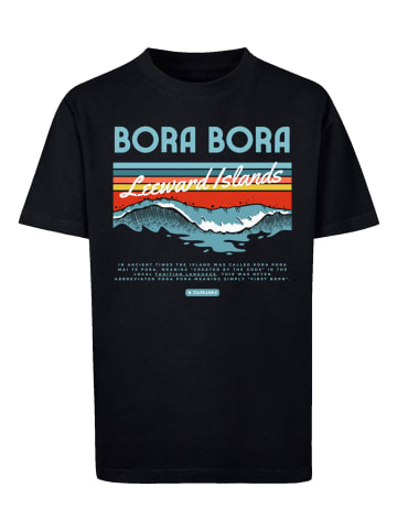 F4NT4STIC T-Shirt Bora Bora Leewards Island in schwarz