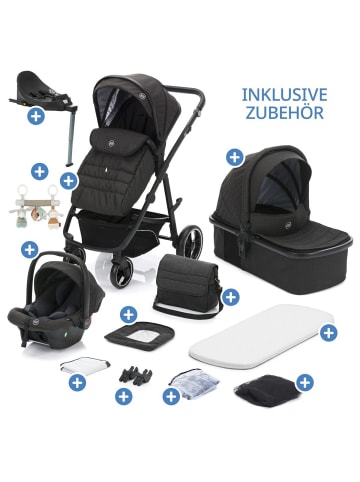 fillikid 4-1 Kombi-Kinderwagen-Set Fill Jaguar mit in grau,schwarz