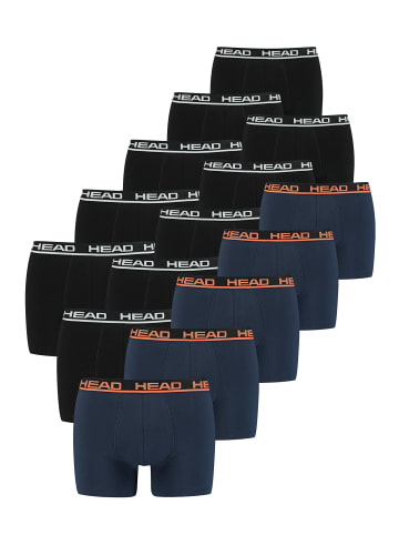 HEAD Boxershorts 15 er Pack Boxer in Schwarz - Blau