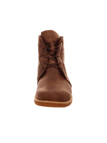 Esgano Damenschnürrstiefel warm flach  in  Braun