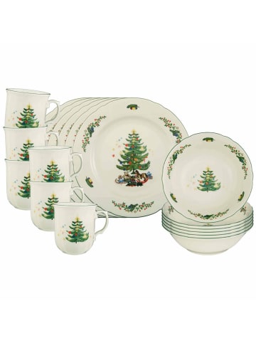 Seltmann Weiden 18er Set Frühstücks-Set Marieluise Weihnachten in bunt