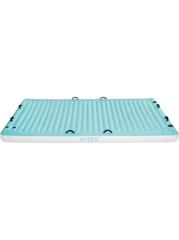 Intex Luftmatratze - Water Lounge 310x183x18cm, für 4 Personen in blau