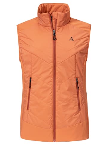 Schöffel Daunen- / Thermoweste "Hybrid Vt Style Blaueis WMS" in apricot glow