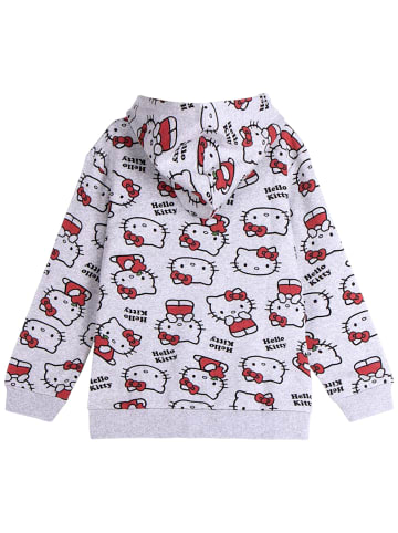 Cerda Sweatjacke Hello Kitty mit Allover-Print in Grau
