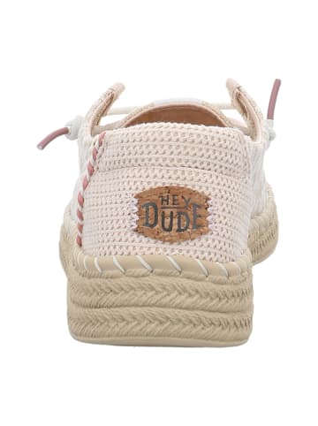 Hey Dude Mokassins Schnürschuhe in Beige