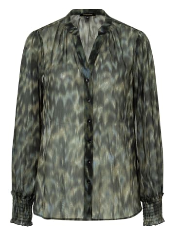 More & More Chiffonbluse in fine camouflage print