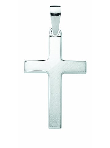 Adeliás 925 Silber Kreuz Anhänger in silber