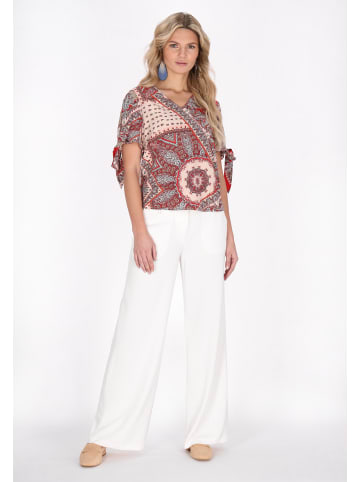 VIRITA Women Blouse in Red Multicolor
