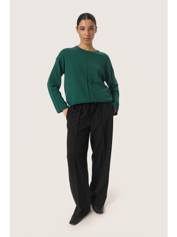Soaked in Luxury Strickpullover SLSpina Baggy fit in Rain Forest