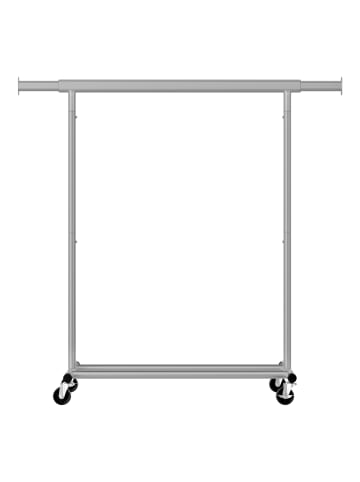 SONGMICS Kleiderständer Pataye in Grau - (B)45 x (H)161.5 x (T)132 cm