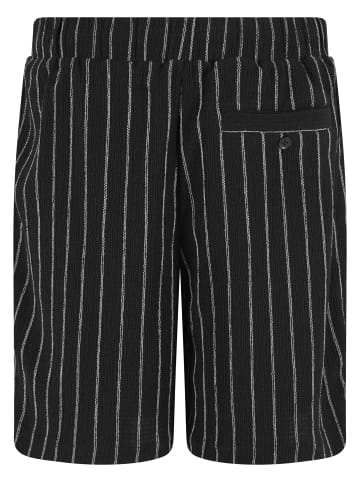 Urban Classics Resort Shorts in black/offwhite