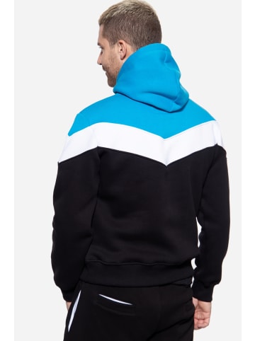 Akito Tanaka Akito Tanaka Kapuzen Sweater Triple Tone in blau