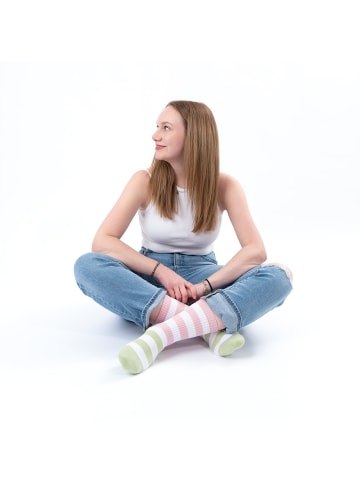 Occulto 3er Pack Tennissocken mit Streifen Momo in Mix2