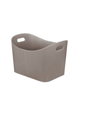 relaxdays Holzkorb in Dunkelgrau - (B)53,5 x (H)36 x (T)41 cm