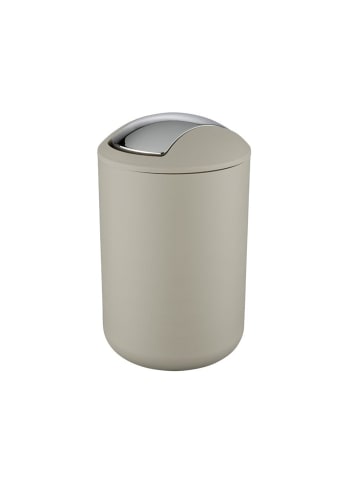 Wenko Mülltonne BRASIL, beige - 6,5 l in Beige, (B) 11 x (H) 31 x (L) 11 cm