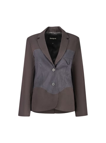 Schwarz Polyester Blazer