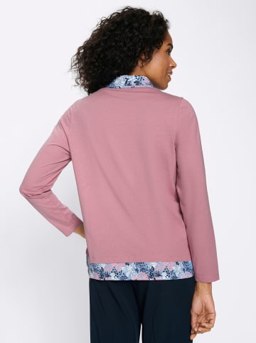 Sieh an! 2-in-1-Shirt in altrosa