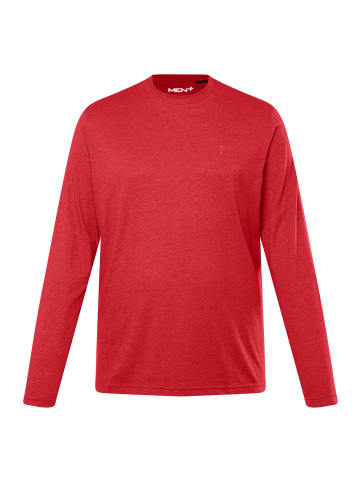 Men Plus Kurzarm T-Shirt in rot