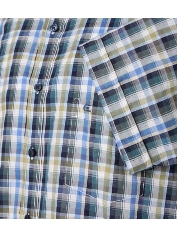 CASAMODA Freizeithemd Kurzarm in Grün