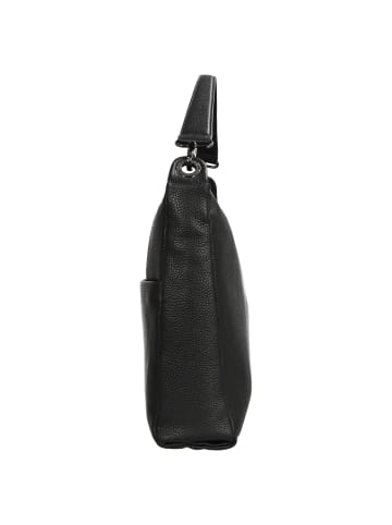 Mandarina Duck Mellow Leather Hobo - Schultertasche 33 cm (nero) in nero
