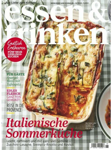 Hubert Burda Media 12 x ESSEN & TRINKEN Zeitschrift (Gutschein für Jahres Abo)