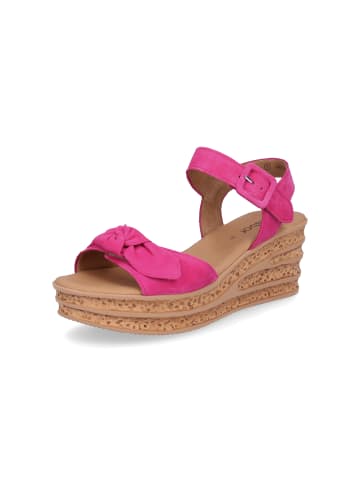 Gabor Fashion Plateau-Keilsandalette in Pink