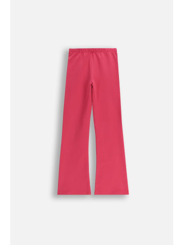 MOKIDA Flare-Leggings mit langem Hosenbein in rosa