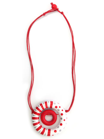 collezione alessandro Kurze Kette " Bridget " in rot