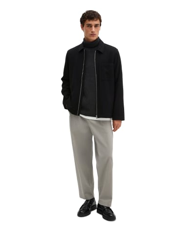 Marc O'Polo Zip-Overshirt regular in Schwarz