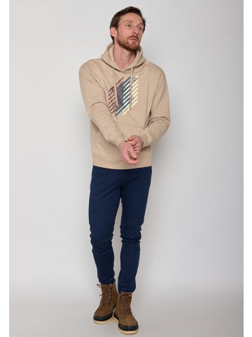 GreenBomb Hoodie Bike Grid in Kaffee Latte