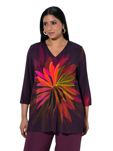 Ulla Popken Shirt in dunkle pflaume