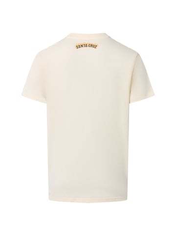 Santa Cruz T-Shirt Burnt Bone Hand in vanille