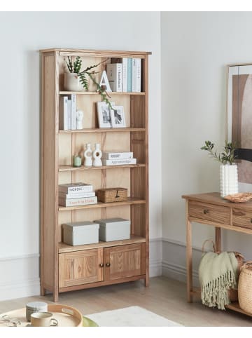 Beliani Bücherregal SALTON in Braun - (W) 85 x (H) 179 x (L) 22 cm
