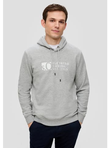 S. Oliver Sweatshirt langarm in Grau