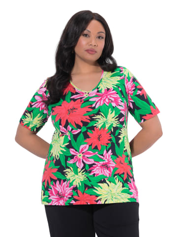 Ulla Popken Shirt in dunkle himbeere