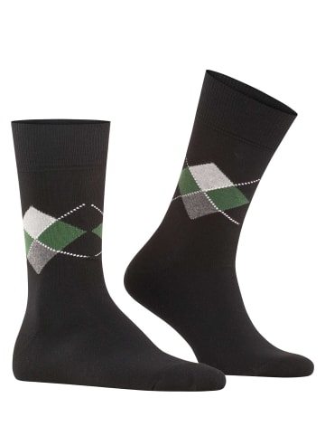 Burlington Socken 1er Pack in Schwarz/Grau/Grün