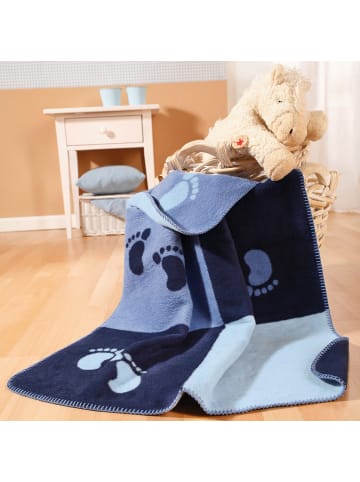 Erwin Müller Baumwolle Babydecke in blau