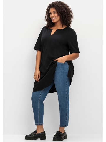 sheego Jeans in blue denim