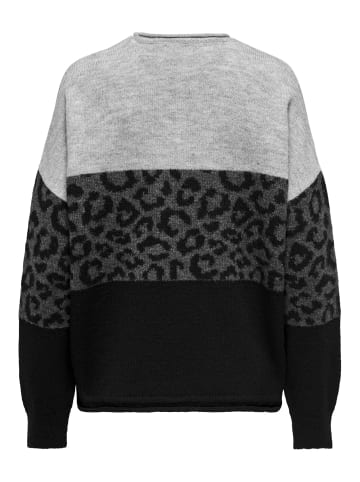 ONLY Carmakoma Strickpullover in Light Grey Melange
