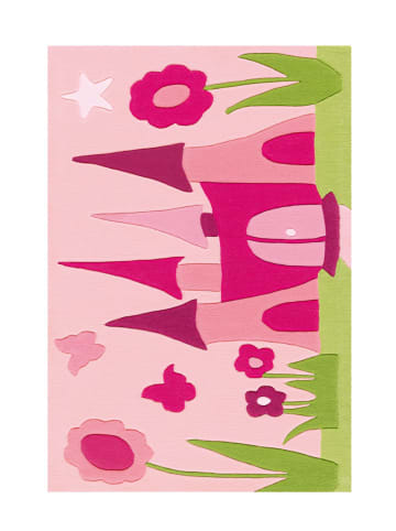 Arte Espina Kinderteppich Joy 419 in pink - rechteckig