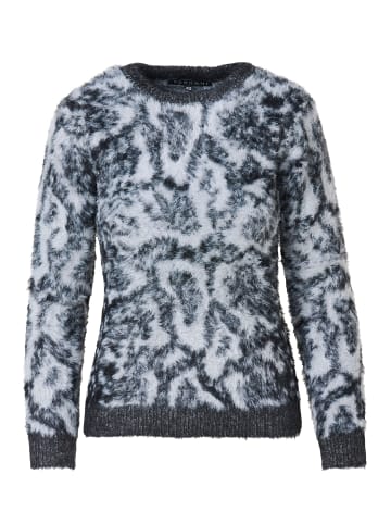 KOROSHI Women's animal jacquard knit jersey in SCHWARZ