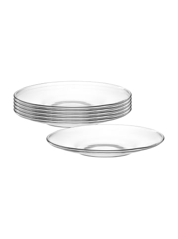 LEONARDO 6er Set Teeuntertassen Tè Per Te in ø 15 cm in transparent