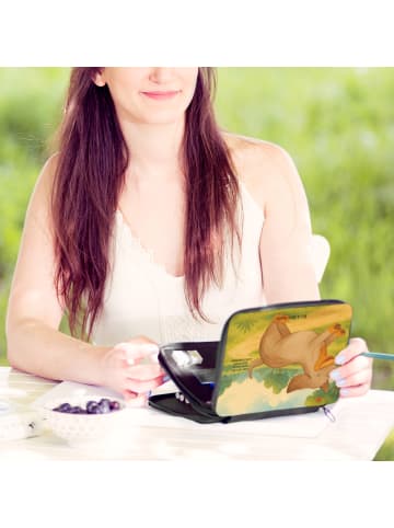 Mr. & Mrs. Panda Federmäppchen Hund Dackel Design mit Spruch in Weiß