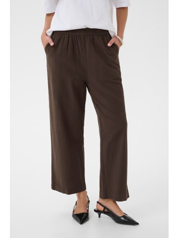 Kaffe Casual Hose KAnaya Loose fit in Chocolate Brown