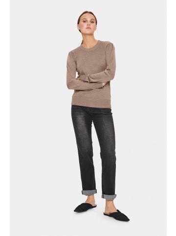 SAINT TROPEZ Poncho MilaSZ Gerade Passform in Atmos Melange