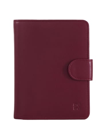 DuDu Geldbörse RFID Leder 11 cm in burgundy